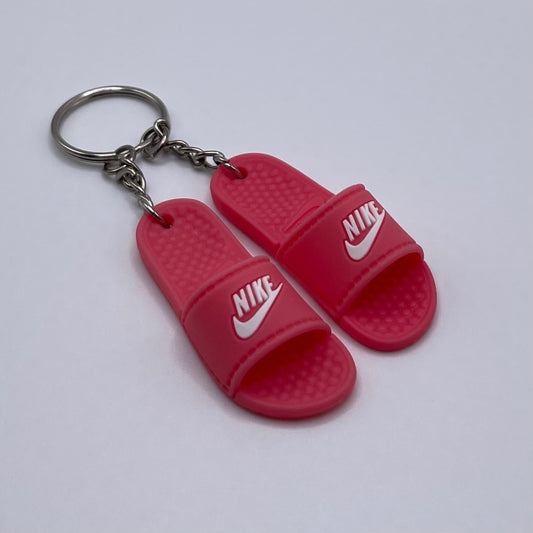 Inspired Red Nike Slides Keychain