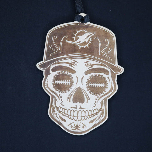 Baseball Sugar Skull Rearview Mirror Ornament - Show Your Team Spirit! –  Cultura Life Design