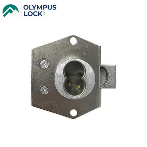 Olympus 725RL-DR-RH-26D Surface Mount Latch Cabinet Door Locks for SFIC in  Satin Chrome