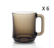 Duralex Lys - Mug en verre sépia 31 cl (Lot de 6) Lys - Mug en verre sépia 31 cl (Lot de 6)