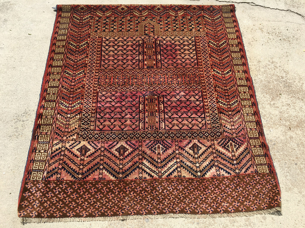 Vintage Turkoman Tribal Rug Oriental Rug – RUG Curator