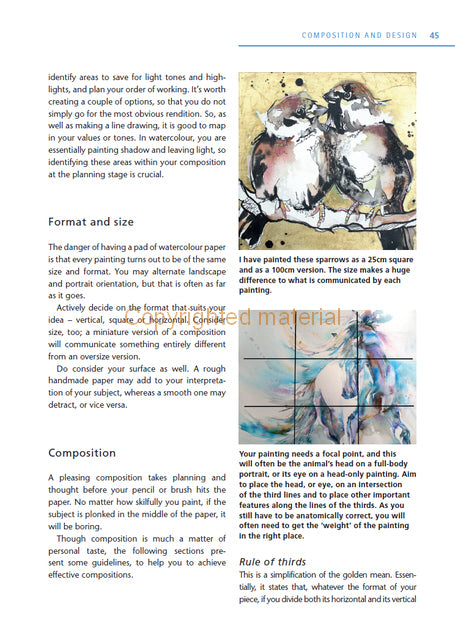 Painting Animals in Watercolour - The Crowood Press