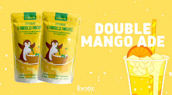 Cantabile Korean Pouch Drink - Double Mango Ade Flavor