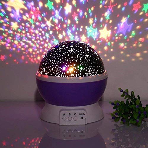 rotating led star master night lamp