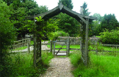 wooden gate