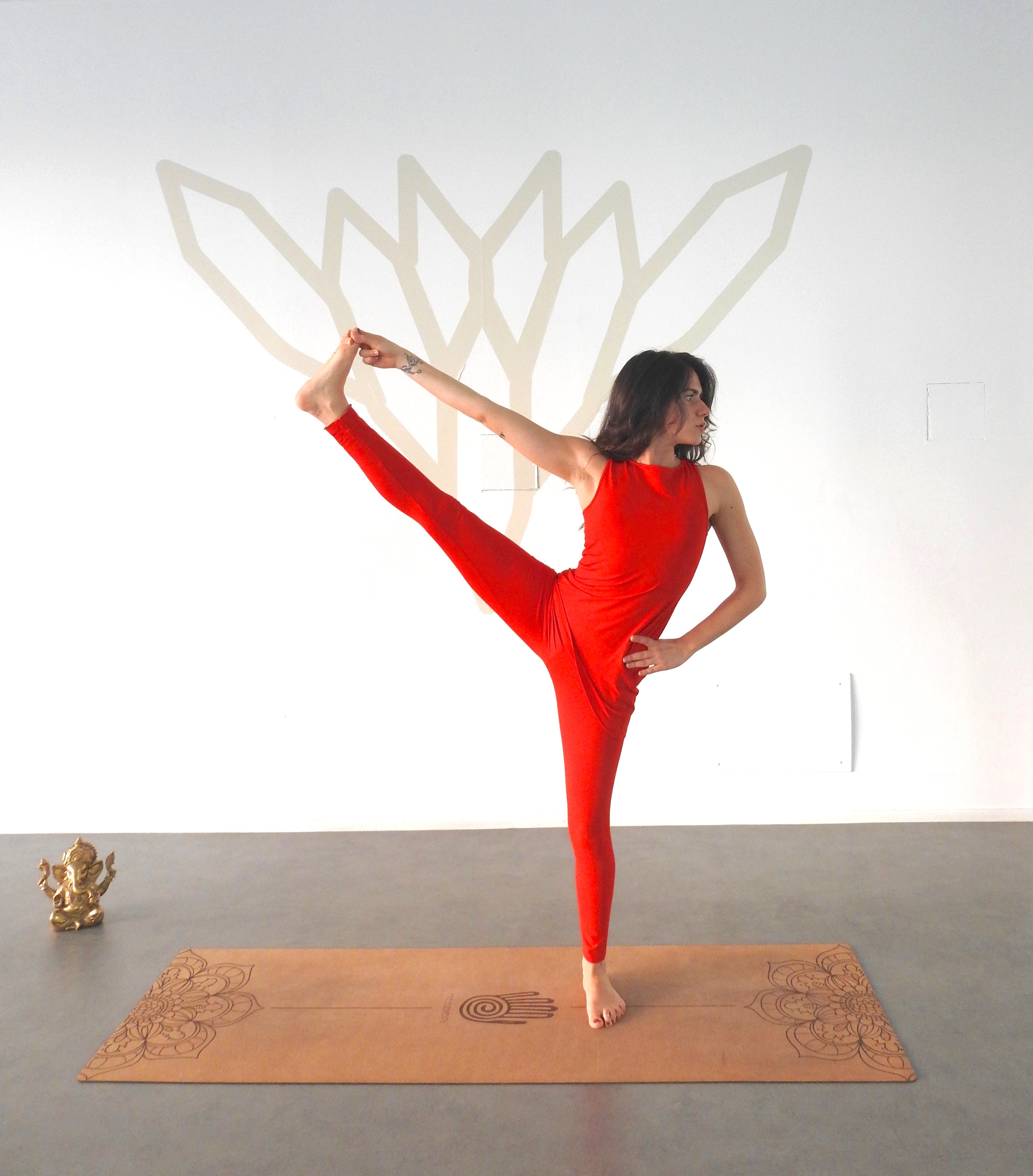 ilaria yoga essential canotta rossa