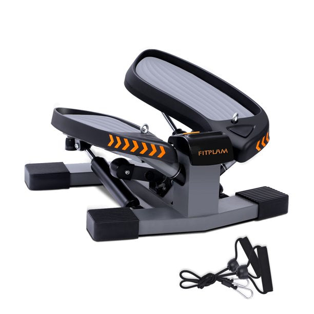 Stair Stepper with Resistance Band and Vertical Climber Exercise Machine for Home, More Than 300lbs Weight Capacity
