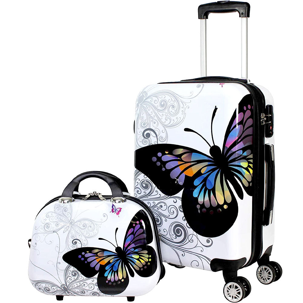 Butterfly Luggage Set - 4 Pc Luxury Suitcases sets For Women And Men –  WarehousesChoice