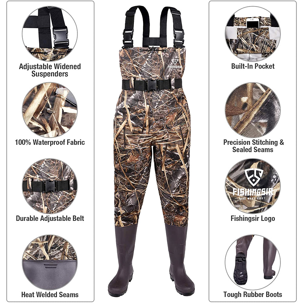 Fishing Hunting Hip Chest Waders Wading Suits For Men Women BEST WADER –  WarehousesChoice