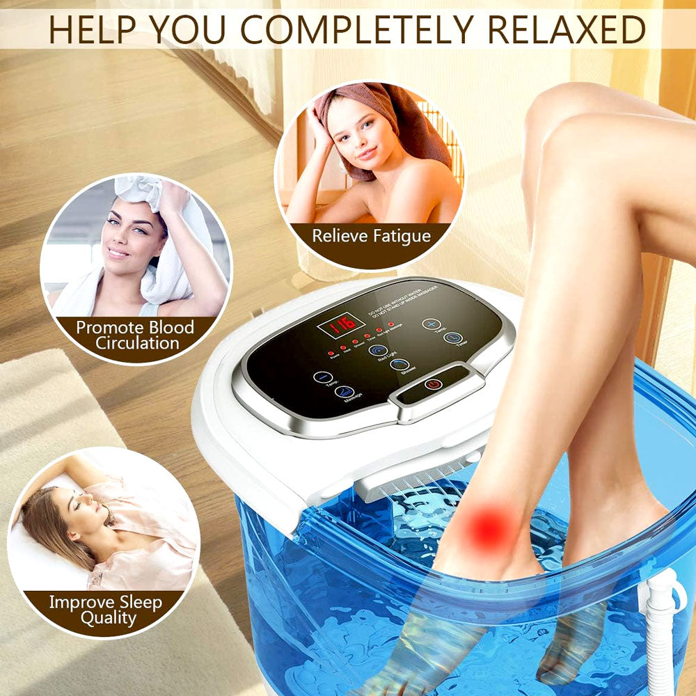 FootSpa Massager - Adjustable Heated Foot Spa Bath Pedicure Machine