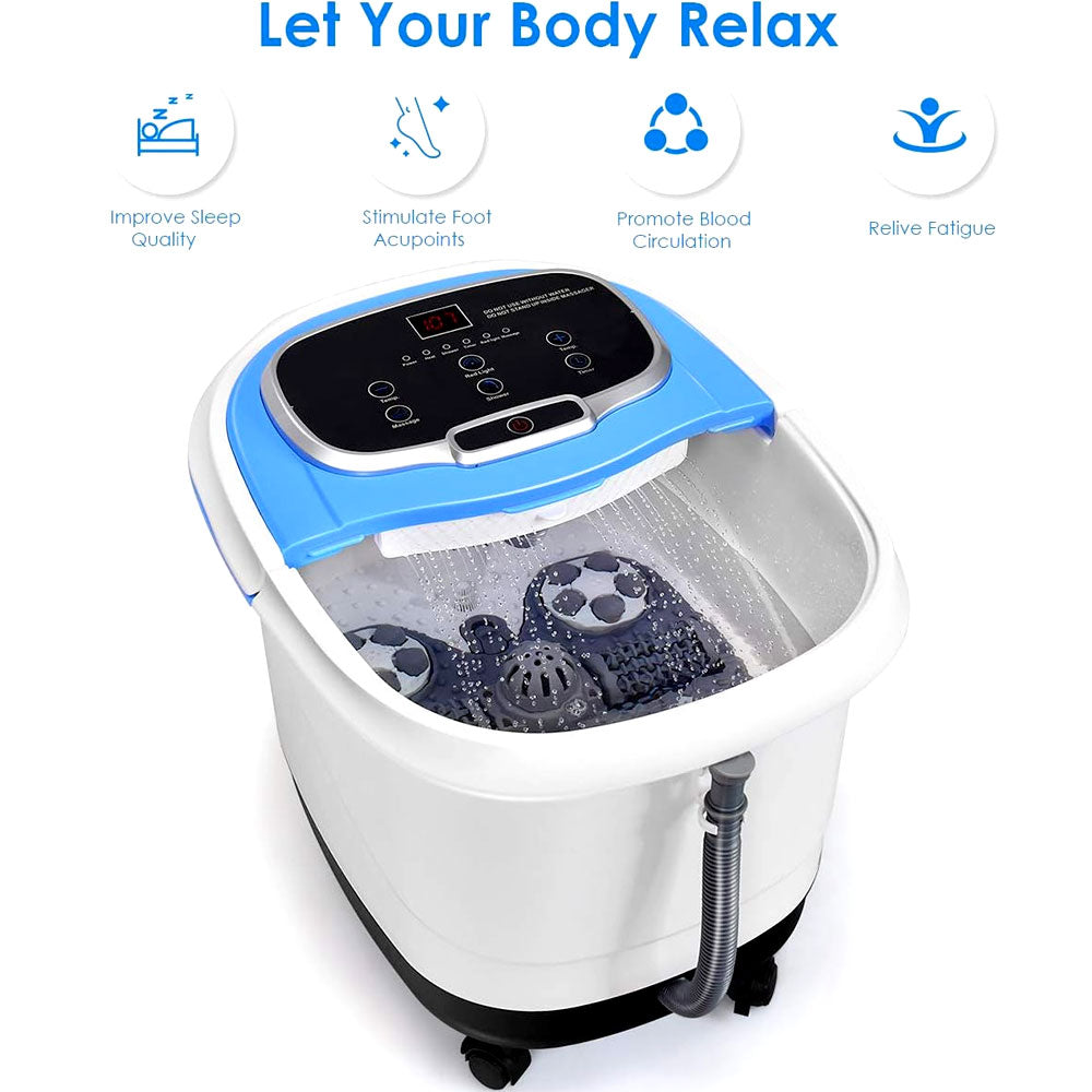 FootSpa Massager - Adjustable Heated Foot Spa Bath Pedicure Machine