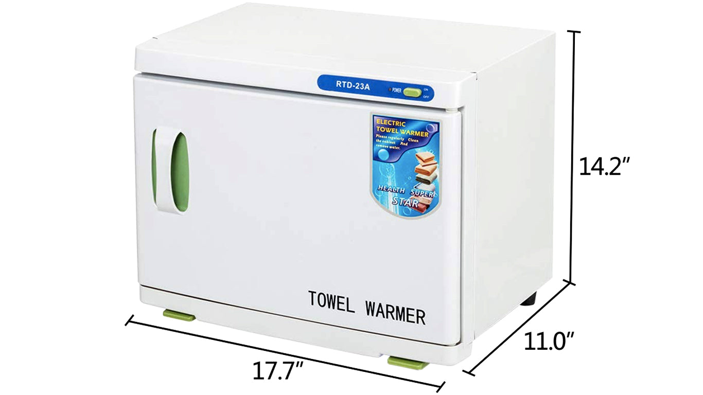 2-IN-1 UV Sterilizer Hot Towel Warmer Heated Dryer For Beauty Cabinet Barber Spa Tattoo Green White 30 40 50 60 towels Beauty Equipment