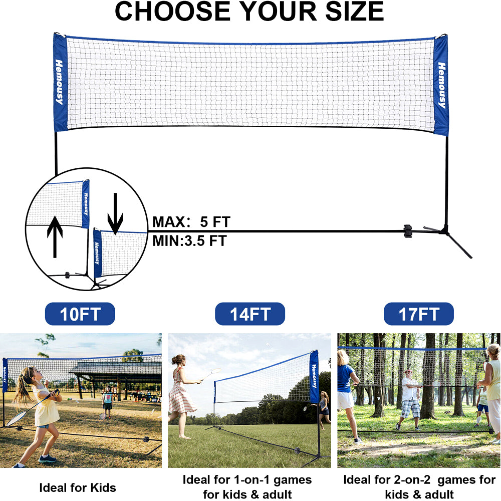 beach volleyball net dimensions