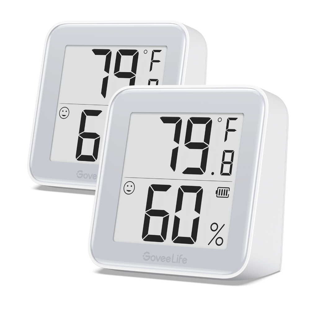 

GoveeLife Smart Thermo-Hygrometer 2s, 2 Pack