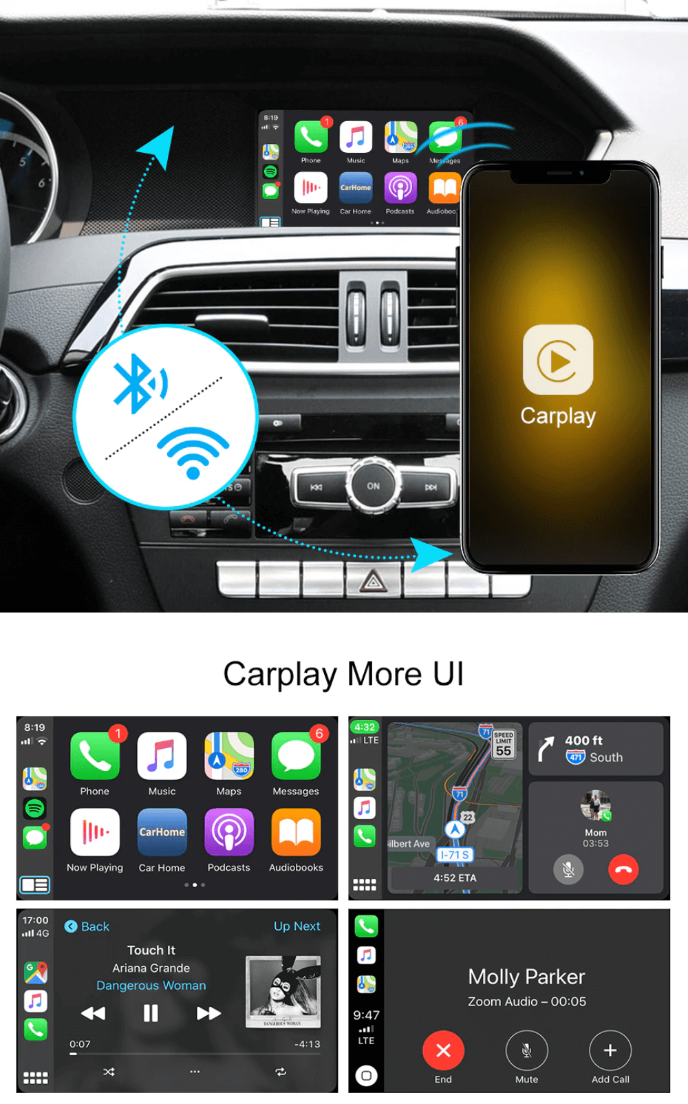 Mercedes wireless Carplay