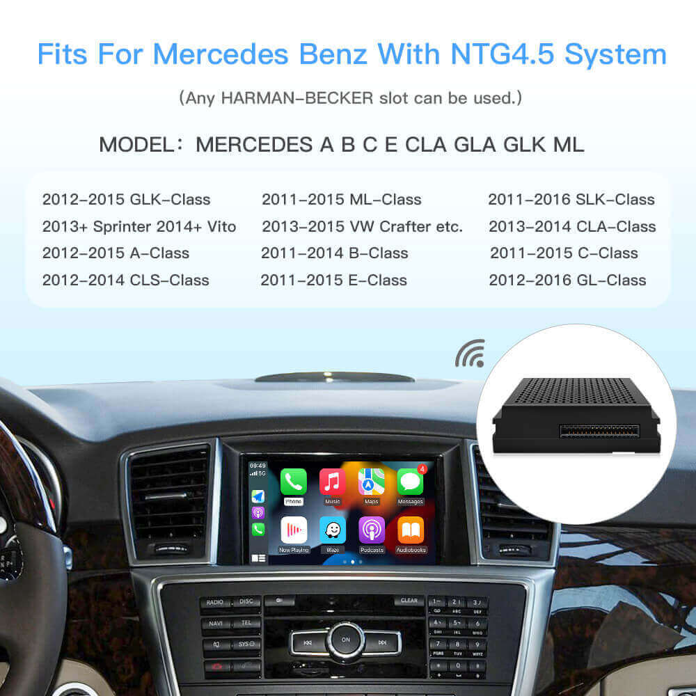 Mercedes Carplay Module car list