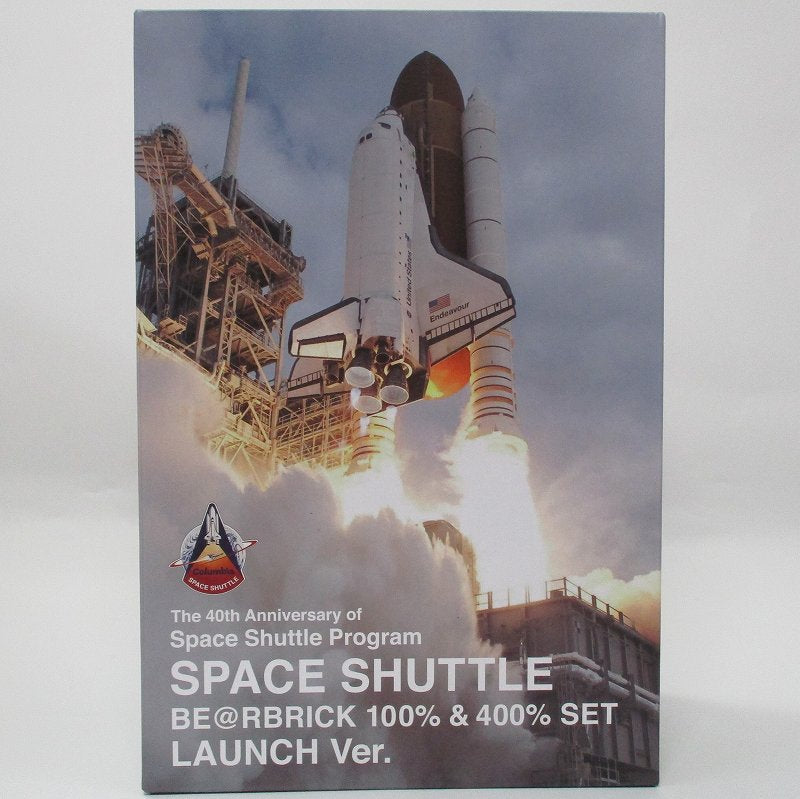 SPACESHUTTLE BE@RBRICK LAUNCH100% & 400%全高約70mm400%