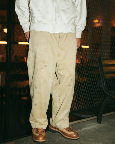 BEAMS × BOW WOW / Exclusive ZIP UP HOODIE . ARMY BAKER PANTS – C30