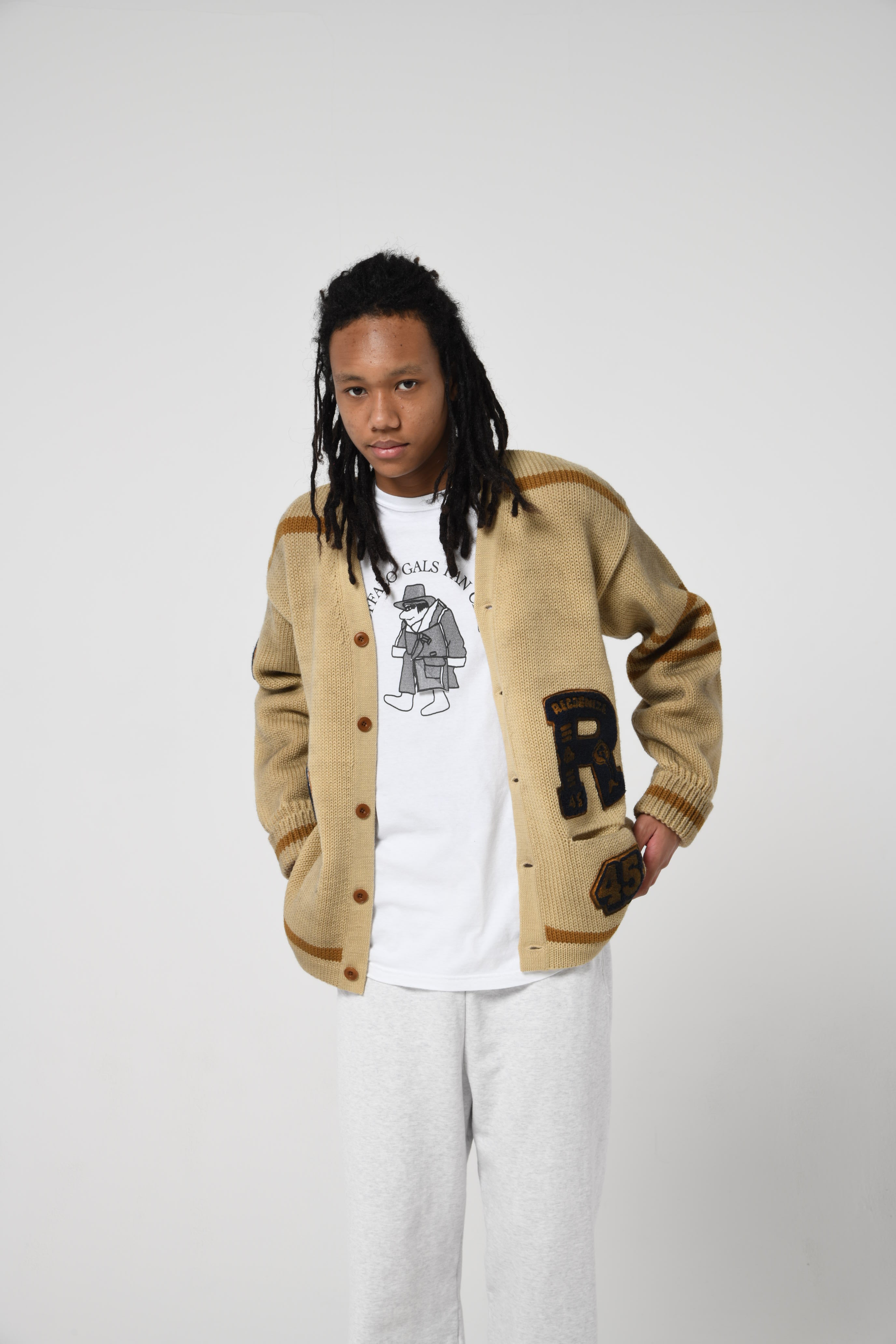 RECOGNIZE LETTERED CARDIGAN – C30 - BOW WOW, RECOGNIZE FLAGSHIP SHOP