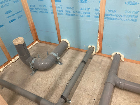 Airtight construction of piping