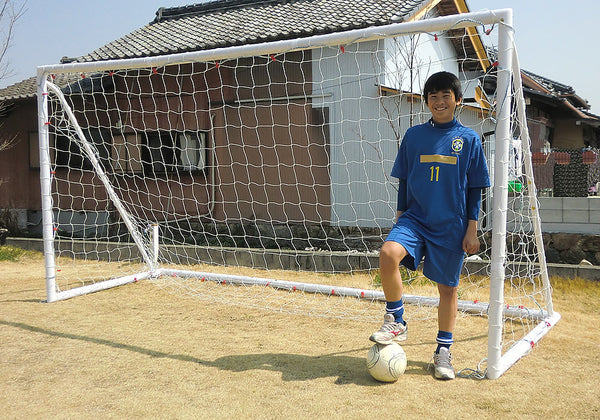 PVCミニサッカーゴール 3.6m×1.8m （1台） 組み立て式 通販