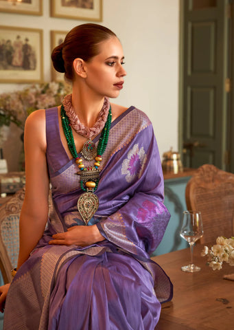 kalko-koechlin-in-purple-silk-saree