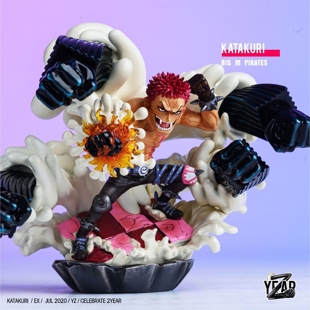 In Stock One Piece Clarlotte Katakuri Wcf Yz Civet Action Figure