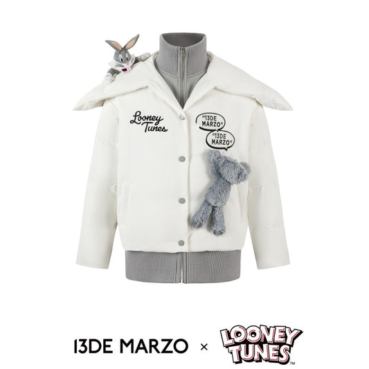 13DE MARZO x LOONEY TUNES Bugs Bunny Racing Jacket Lapis Blue