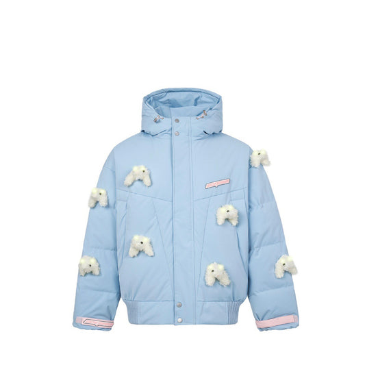 13DE MARZO Doozoo Robe Coat Pearl Blue – Fixxshop