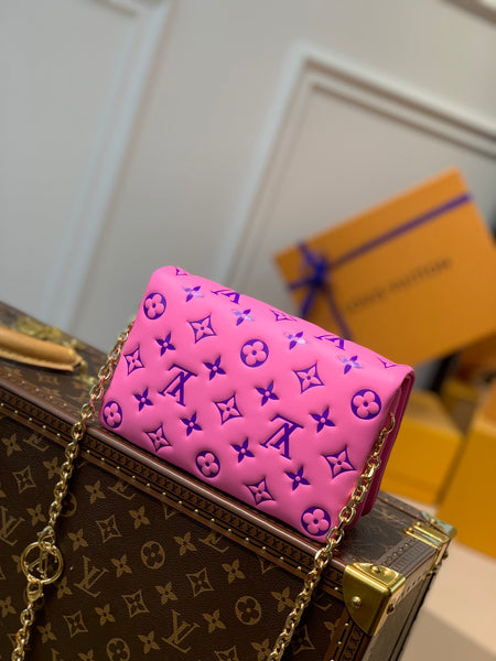 Pochette Coussin Pink Louis Vuitton 2021 Vuittamins Cushion Lambskin Clutch  Unbox Review Ad campaign 