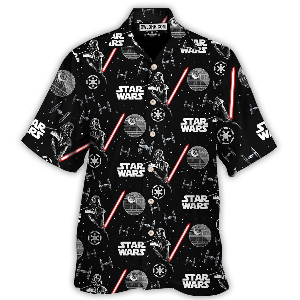 Star Wars Darth Vader With Light Saber - Hawaiian Shirt For Men, Women ...