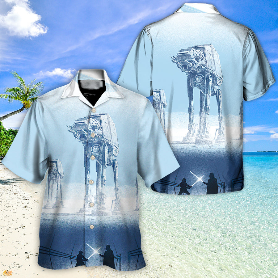 Disney Star Wars Hawaiian Shirt Summer Beach Starwars Darth Vader Han Solo Aloha Button Up Shirt - 90scloth