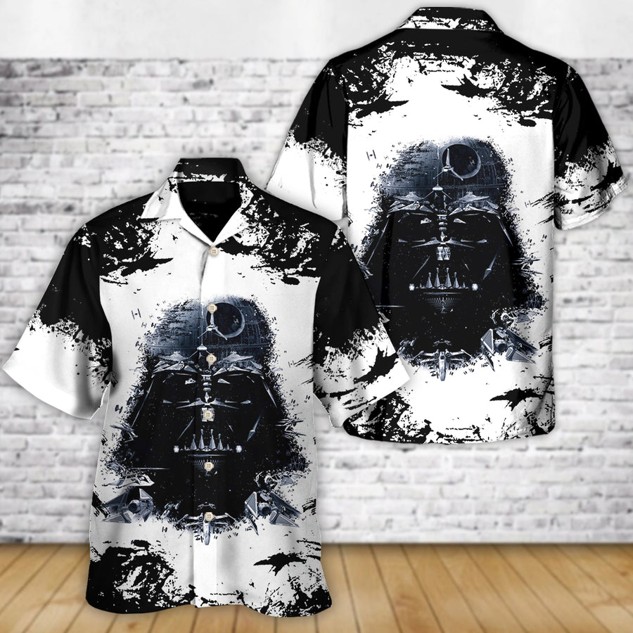 Disney Star Wars Hawaiian Shirt Summer Beach Starwars Darth Vader So Cool Aloha Button Up Shirt - 90scloth
