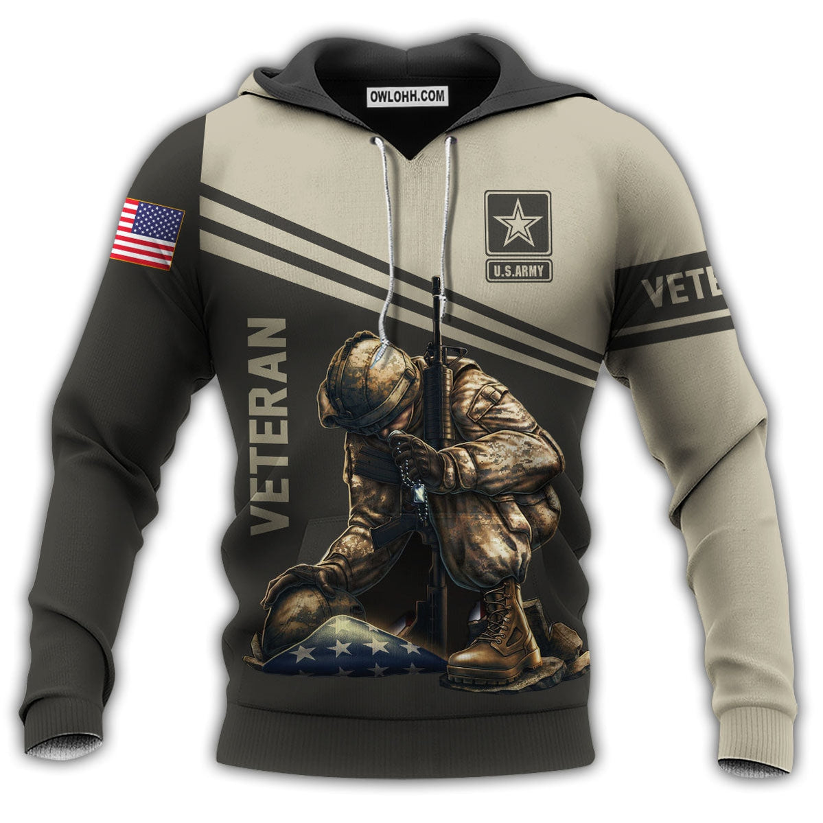 Veteran Army Never Forget Memory America Amazing Style - Hoodie - Owl Ohh - Owl Ohh