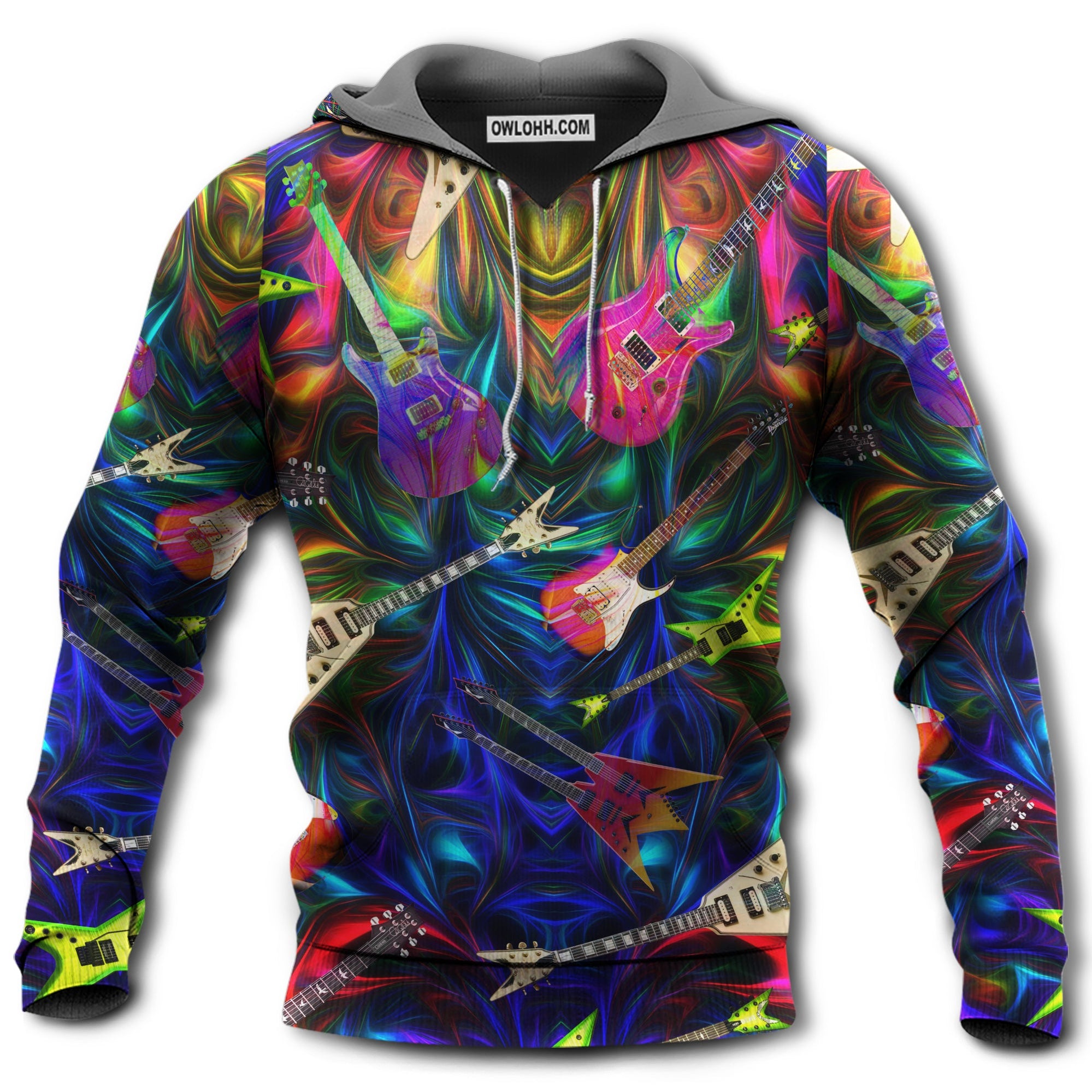Guitar Music Electric Guitar Amazing - Hoodie - Owl Ohh