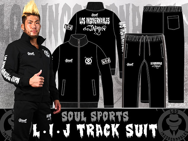 レッドのカ Soul Sports Los ingobernables セットアップ b6c5x