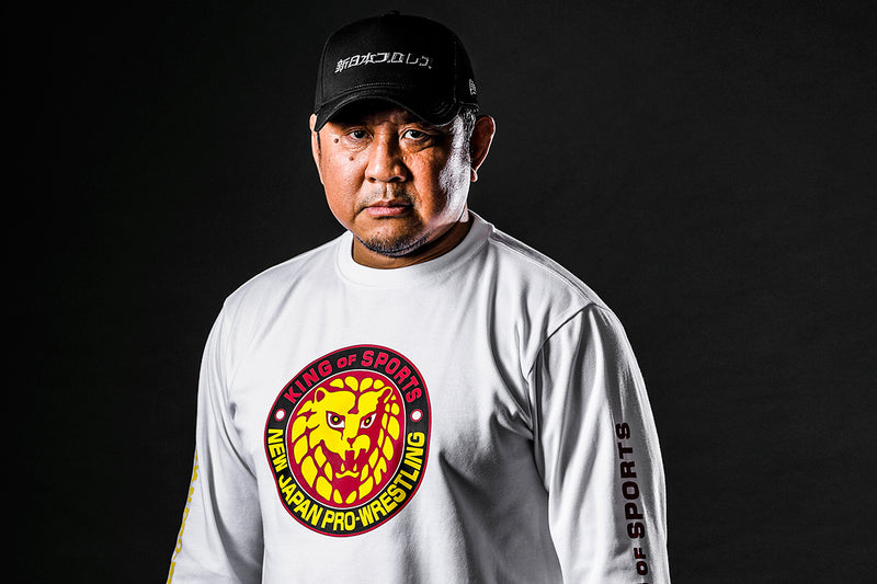 NEW ERA × 新日本プロレス コラボロングスリーブ（ホワイト）