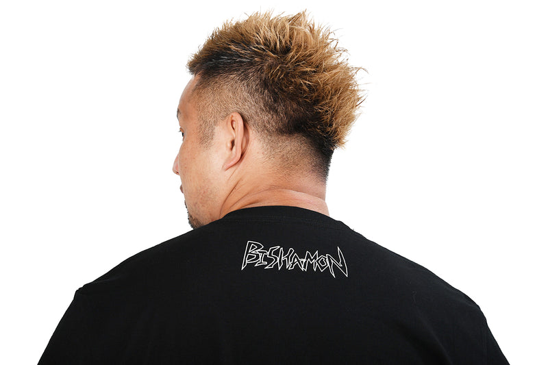 YOSHI-HASHI「STAY GOLD BISHAMON」Tシャツ