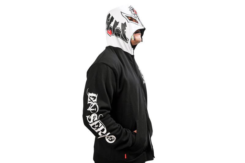 新日本プロレbushi×rolling cradleコラボ maskedパーカー-