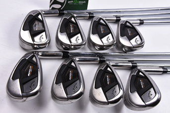 A set of Callaway Rogue ST Max golf irons