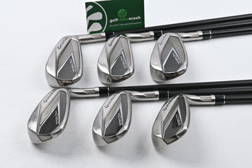 A set of TaylorMade Stealth irons in excellent condition from golfclubs4cash