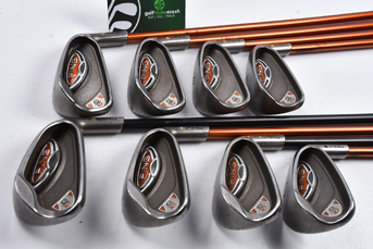 A set of PING G10 golf irons