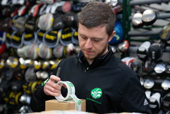 Packaging a driver for postage - golfclubs4cash