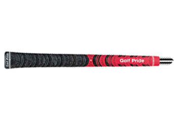 A Golf Pride multi-compound midsize grip in red