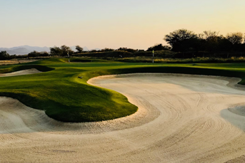 A challenging bunker of a beautiful golf course