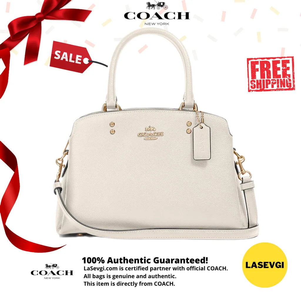 COACH Mini Lillie Carryall Bag in White/Chalk — Lasevgi Official