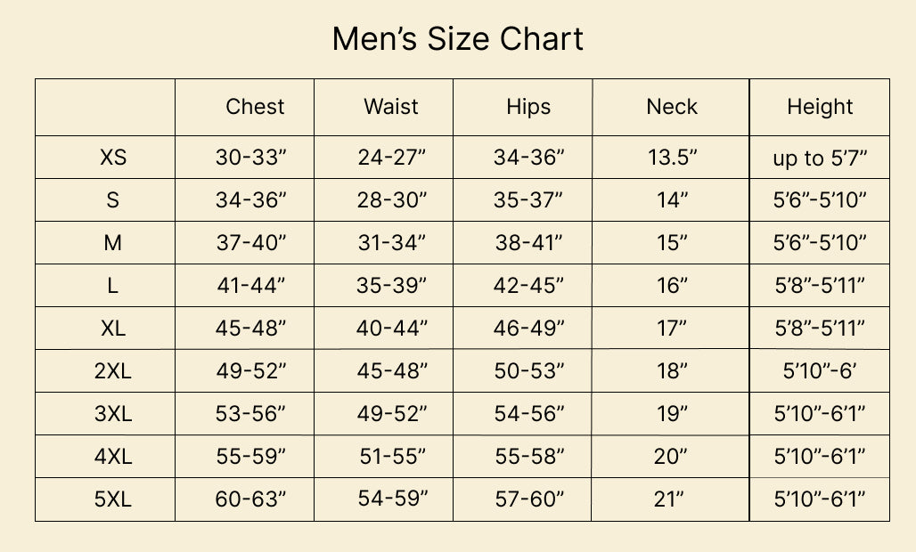 Size & Color Charts – Threads Of Time