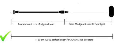 Aovo Rear Mudguard Complete Set 20 PCS