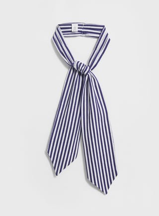 Recycled Italian Stripe Sky Modern Cravate – Neem London