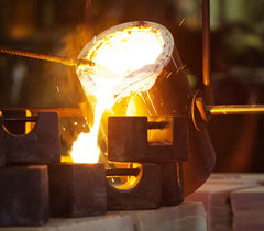 Bronze Ingot Pouring